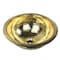 Nantucket Sinks RLB 16.5 Inch Hammered Brass Round Undermount Bathroom Sink With Overflow RLB-OF - alternate 1